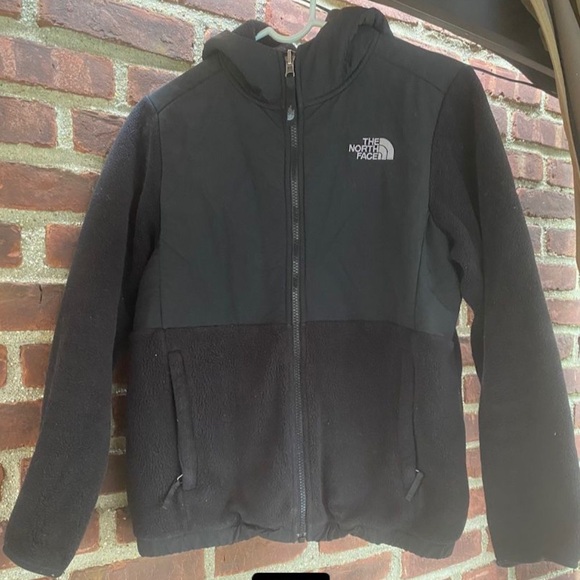 EUC Women’s M North Face hooded jacket full zip warm soft comfy casual - Picture 1 of 2